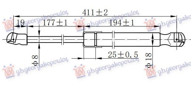 Amortizer haube (410L-390N)