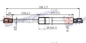 Amortizer gepeka (336L-365N)