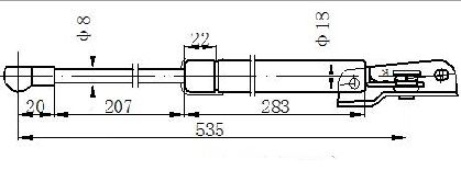 Amortizer gepeka (535L-375N)