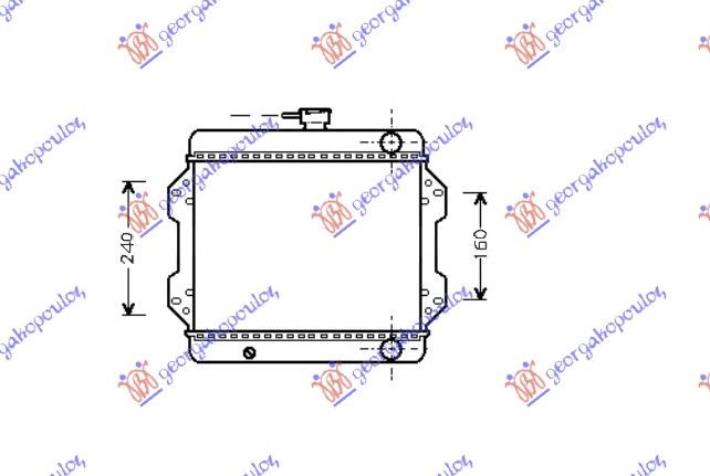 Hladnjak motora 1.0cc (30X38)