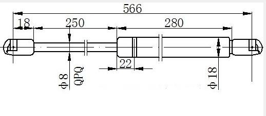 Amortizer gepeka (565L-360N)