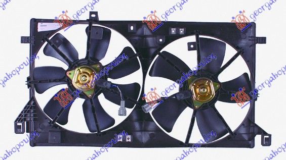 Ventilator hladnjaka komplet 1.6i-16v (DOUBLE)