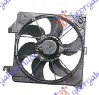 Ventilator hladnjaka komplet single -a/c benzin-dizel