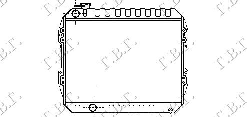 Hladnjak motora 2.4d (45X52)