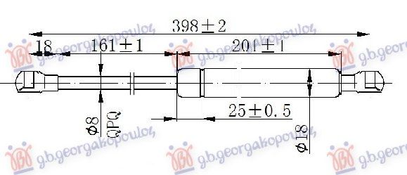 Amortizer haube (400L-250N)