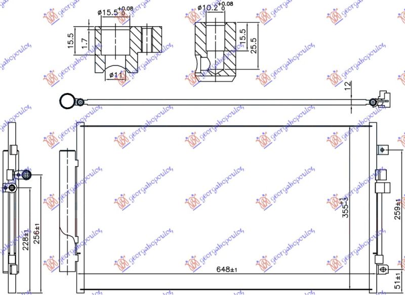 Hladnjak klime svi modeli dizel ručni (648×355×12)