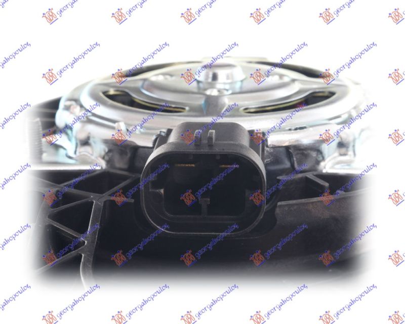 Ventilator hladnjaka komplet 1.2 benzin (1 KONEKTOR) (33 CM)