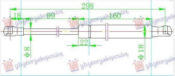 Amortizer haube (298L-400N)