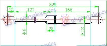 Amortizer haube (329L-380N)