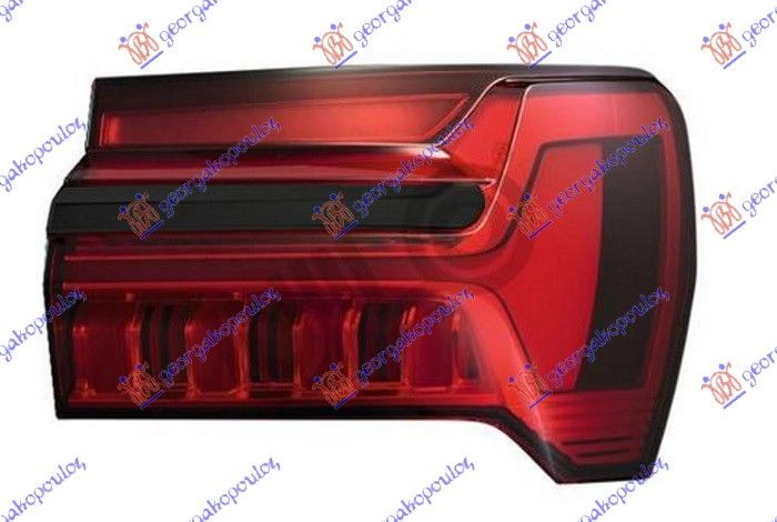 Štop lampa vanjska LED dinamička (S CRNIM OKVIROM) (ULO)