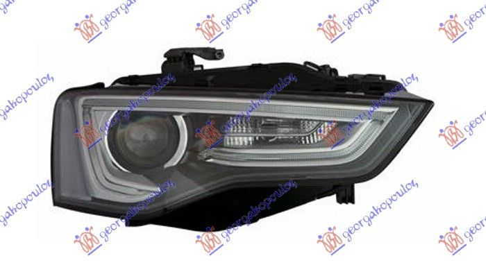 Far bi-xenon crni s LED drl (E) (TYC)