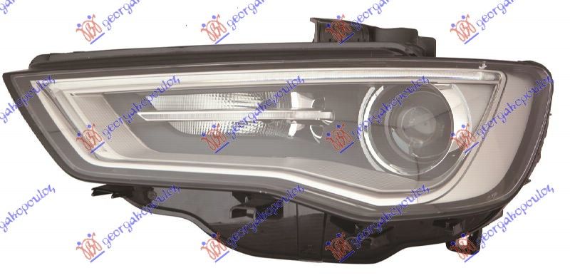 Far bi-xenon (ŽMIGAVAC)(LED DNEVNO SVJETLO)  sivi (CABRIO) (E) (DEPO)