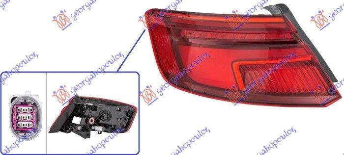 Štop svjetlo vanjska strana LED dynamic sportback (HELLA)
