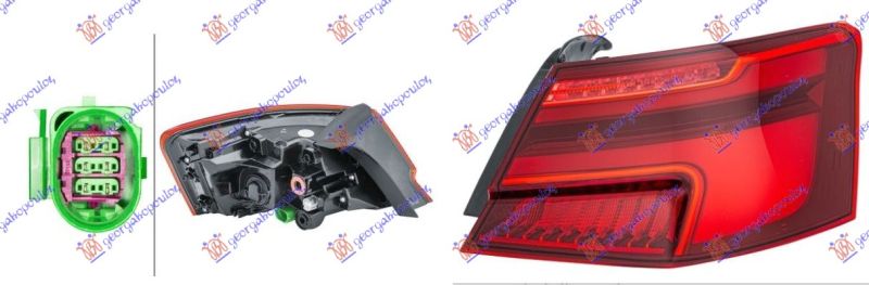 Štop lampa vanjska LED dinamička (HELLA)