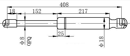 Amortizer gepeka (408L-265N)