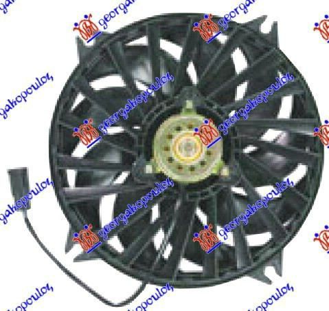 Ventilator hladnjaka (MOTOR + VENTILATOR) benzin/dizel