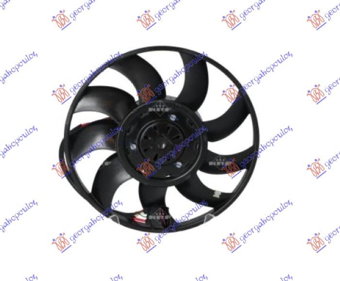 Ventilator (MOTOR + VENTILATOR) (390MM) (4PIN)