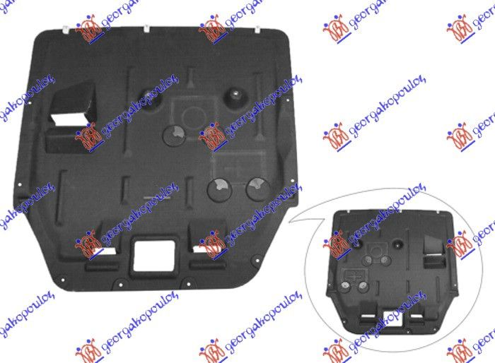 Zaštita ispod motora plastična benzin 220i – dizel 218d/220d