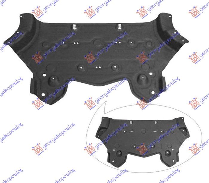 Zaštita ispod motora plastična (M50DX)