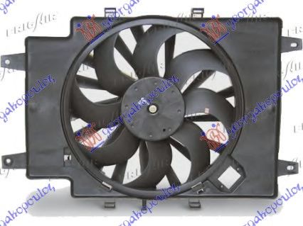 Ventilator hladnjaka komplet 1.6-1.8-2.0 cc + a/c