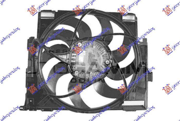 Ventilator hladnjaka komplet 3.0 dizel (495 MM)