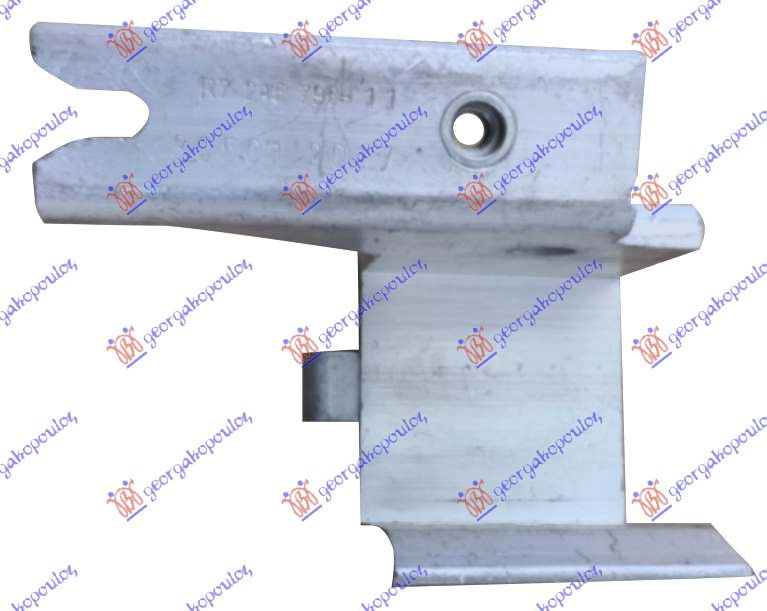 Nosač prednjeg branika gornji unutrašnji aluminijum