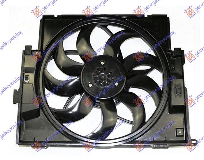 Ventilator hladnjaka komplet jednini benzin - dizel (485 MM) (3 PINA) (300 W)