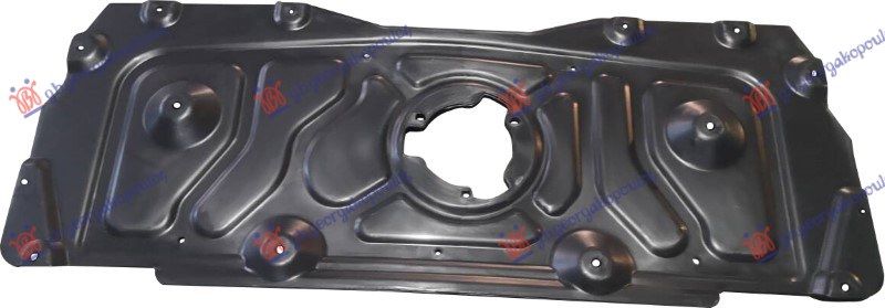 Zaštita ispod motora plastična (STRAŽNJI DIO S RUPOM ZA ULJE)