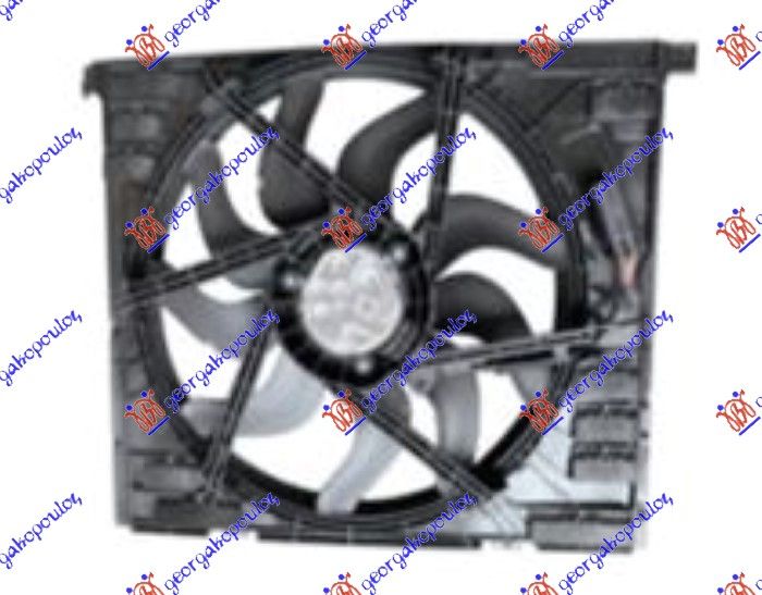 Ventilator hladnjaka komplet 2.0-3.0 benzin - 3.0 dizel