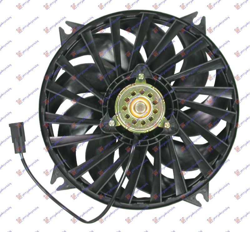 Ventilator hladnjaka komplet benzin/dizel (38 CM)