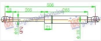 Amortizer haube (506L-140N)