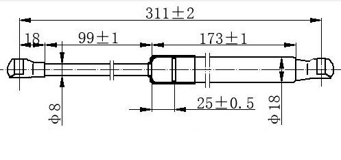 Amortizer haube (311L-400N)