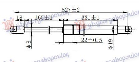 Amortizer gepeka (527L-610N)