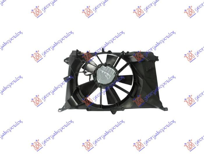 Ventilator hladnjaka komplet 1.4 benzin - 1.6 dizel