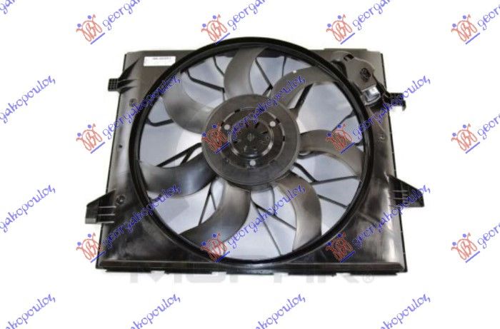 Ventilator hladnjaka komplet 3.6 benzin - 3.0 dizel (505 MM) (3 PIN)
