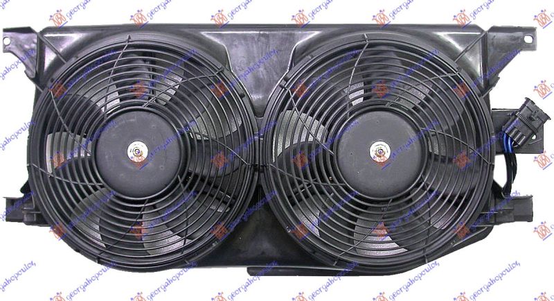 Ventilator klime (DUPLI) komplet (BENZIN-DIZEL)