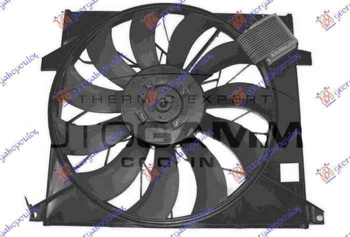 Ventilator hladnjaka komplet 5.4 benzin - 2.7-4.0 dizel (524 MM) (2 PIN)