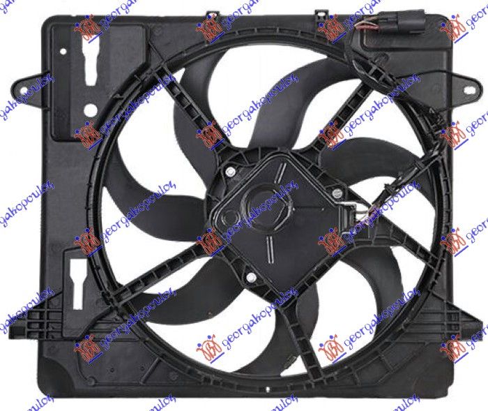Ventilator hladnjaka komplet 3.6 v6 benzin (485 MM) (3 PIN)