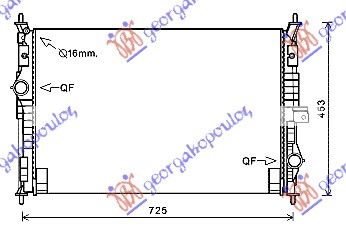 Hladnjak motora benzin - dizel (65X43.5X18) (VALEO TIP)