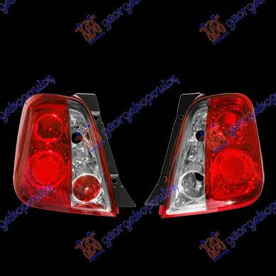 Štop lampi (SET) lexus crveno-bijele