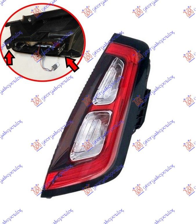 Štop lampa LED (BEZ NOSAČA ŽARULJE) (ZA MODELE S QUICK-FIT DRŽAČEM ŽARULJE) (E)
