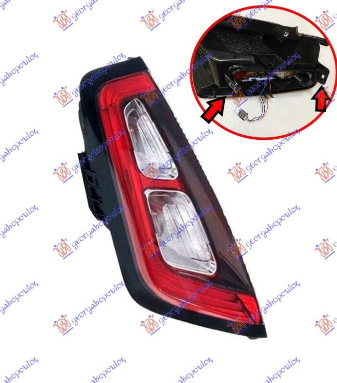 Štop svjetlo LED (S NOSAČEN ZA SIJALICE) (S BRZOM MONTAŽOM) (E)