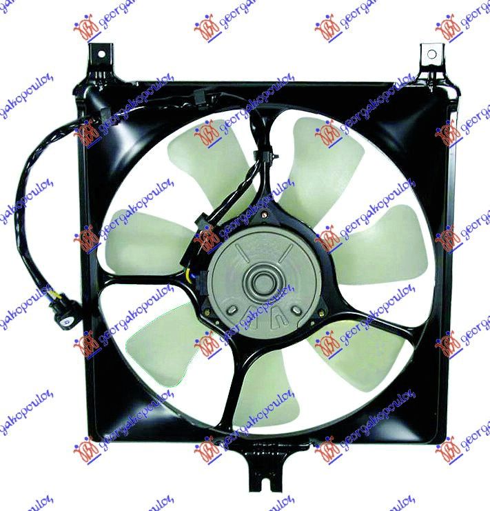 Ventilator hladnjaka komplet (BENZIN) (+ AC) (3 ŠARAFA)