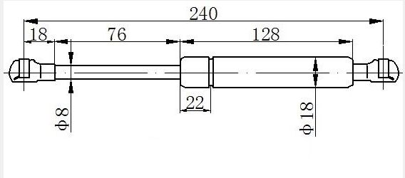 Amortizer gepeka (240L-350N)