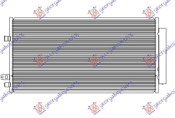 Hladnjak klime 1.4i turbo - 1.3-1.6-2.0 mjtd / crd (65,8×35,7)