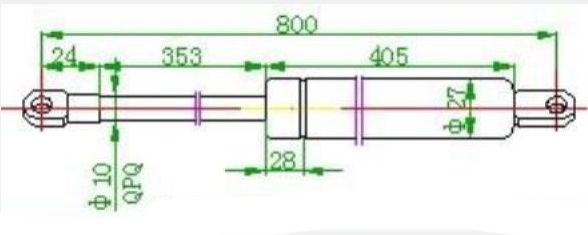 Amortizer gepeka (800L-510N)
