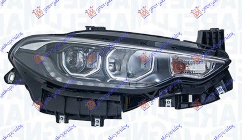 Far električni (H7/H7) s LED dnevnim svjetlom (KROM) (MARELLI)