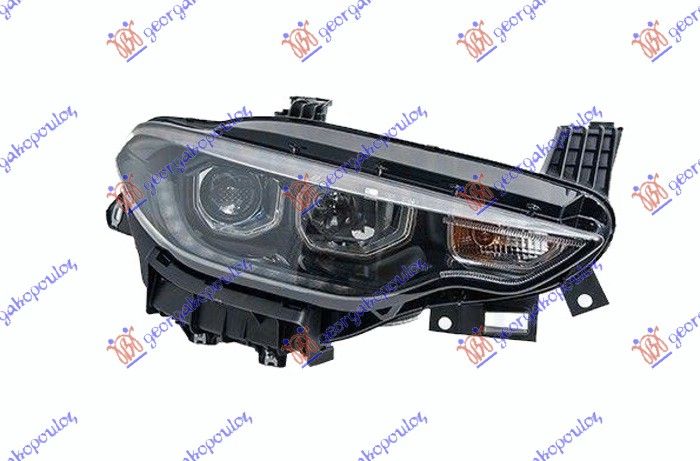Far električni crni (H7/H7) s LED drl (MARELLI)