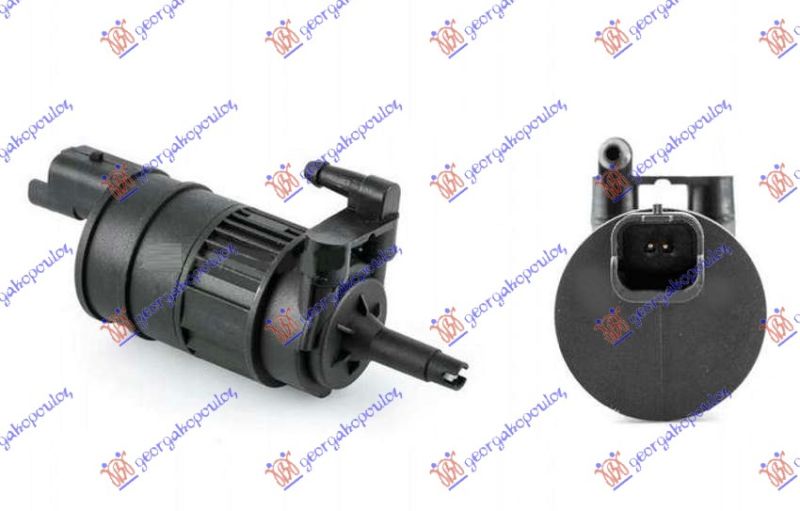 Motor posude brisača (1 PUMPA) (ZA VOZILA BEZ STRAŽNJEG BRISAČA)