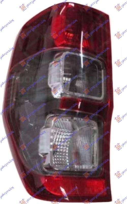 Štop lampa siva (BEZ ZADNJE MAGLENKE – S RIKVERC SVJETLOM) (E)